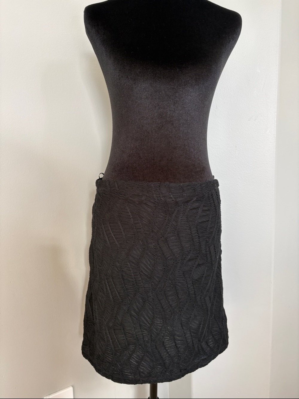 torrid Black Textured Mini Skirt